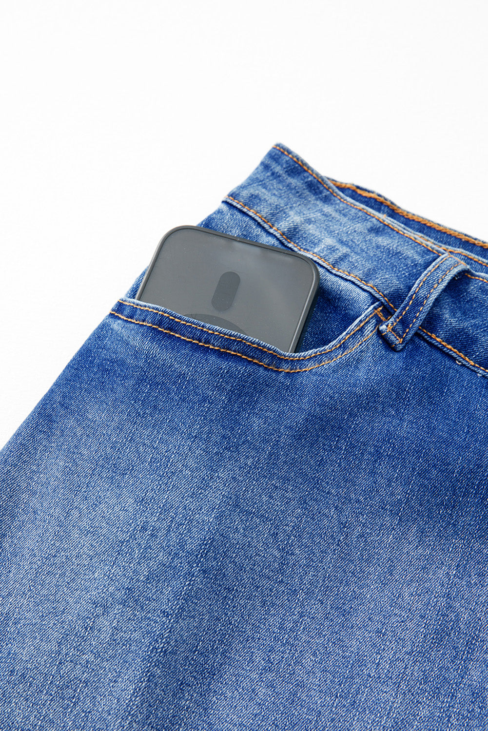 Ashleigh Blue Wrapped Crossed Waist Denim Mini Skirt - The Fair Lady Shop