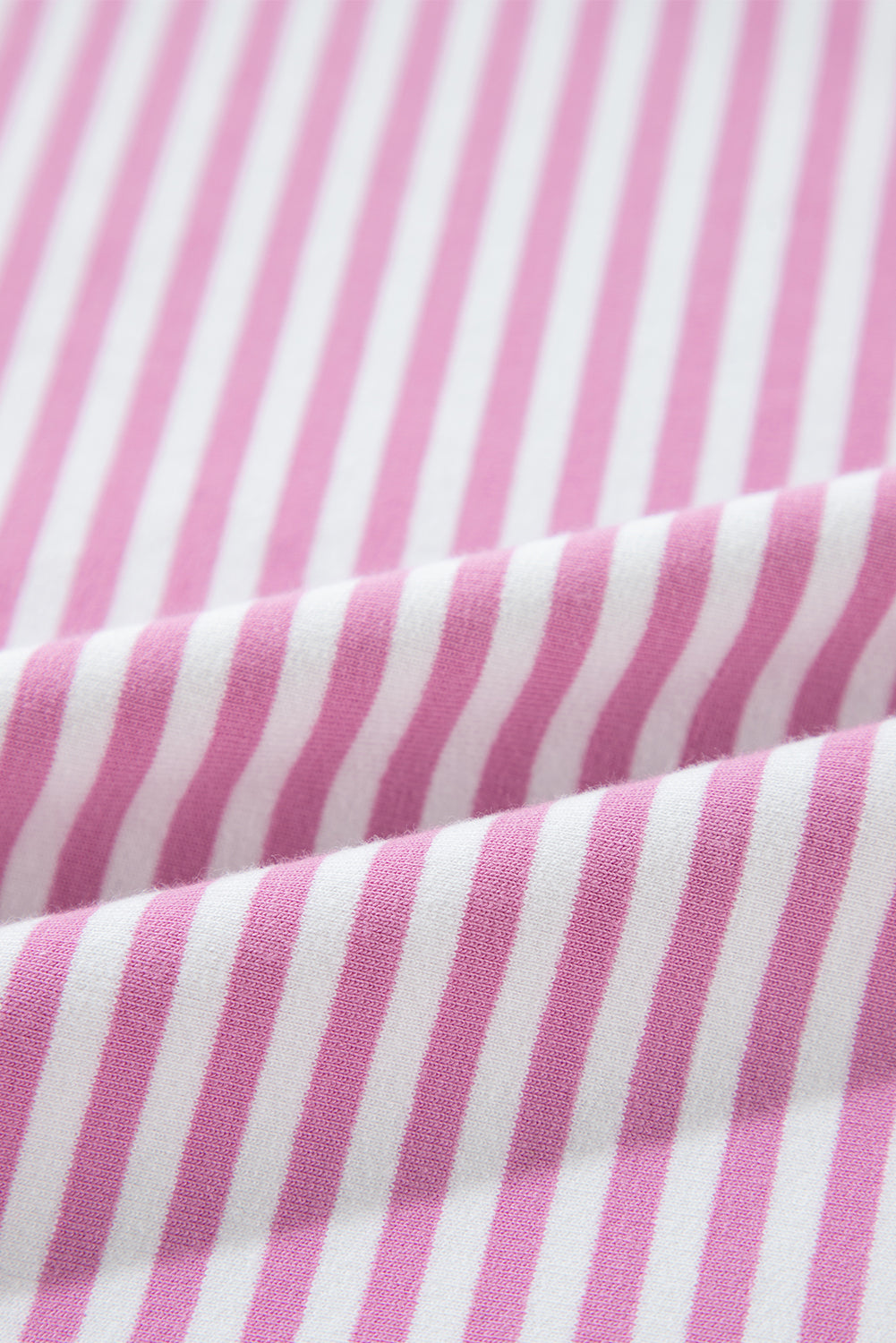 Phalaenopsis Striped Patchwork Oversized Tee - The Fair Lady Shop