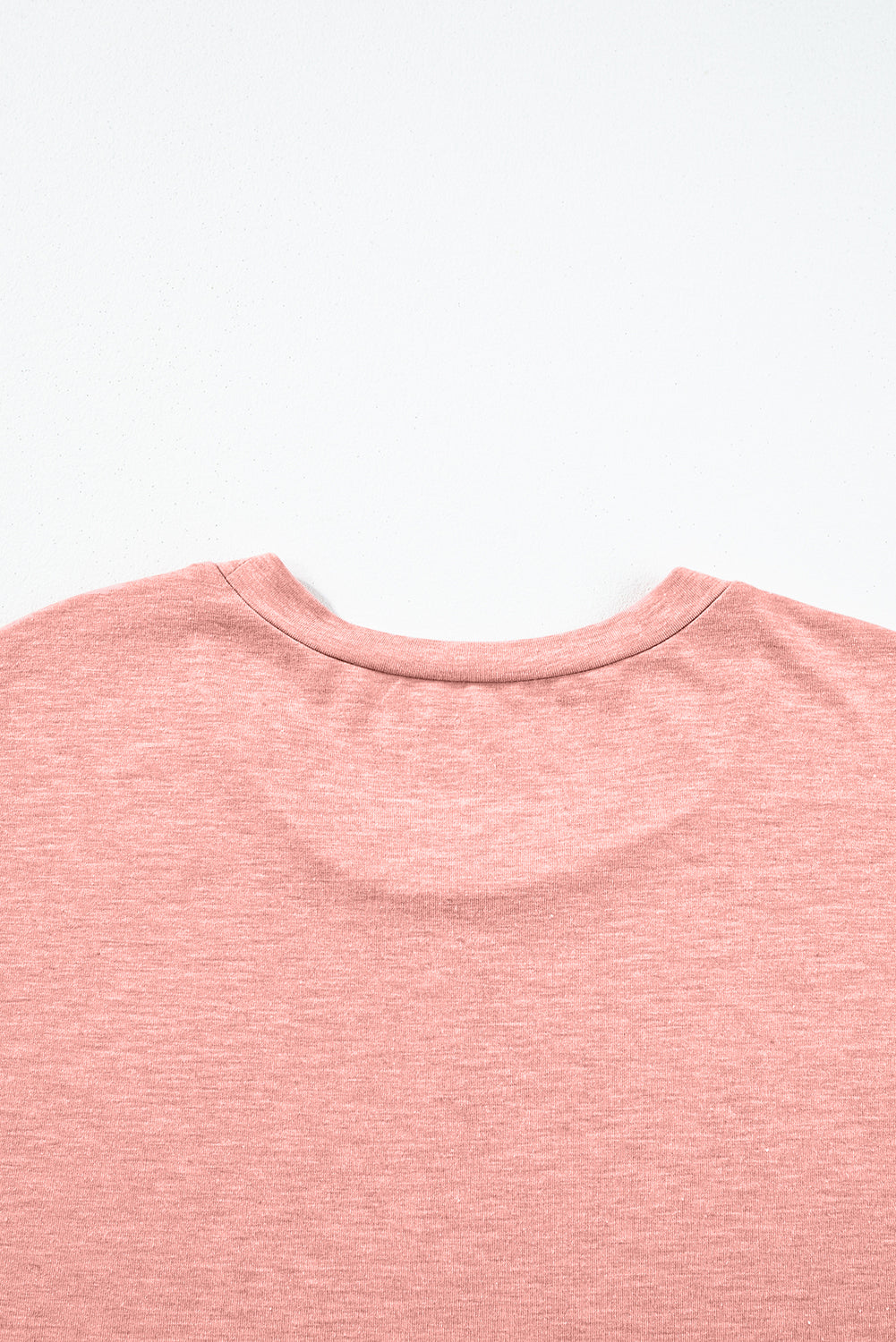 Rose Pink Center Seamed Roll Sleeve T-shirt Dress - The Fair Lady Shop
