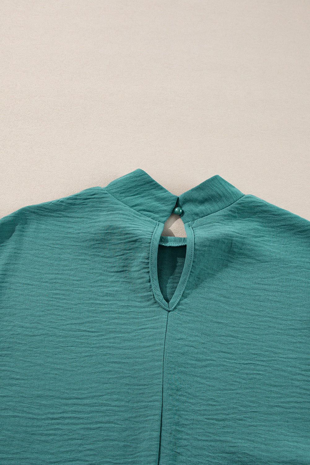 Skobeloff Swiss Dot Balloon Sleeve Patchwork Crinkle Blouse - The Fair Lady Shop