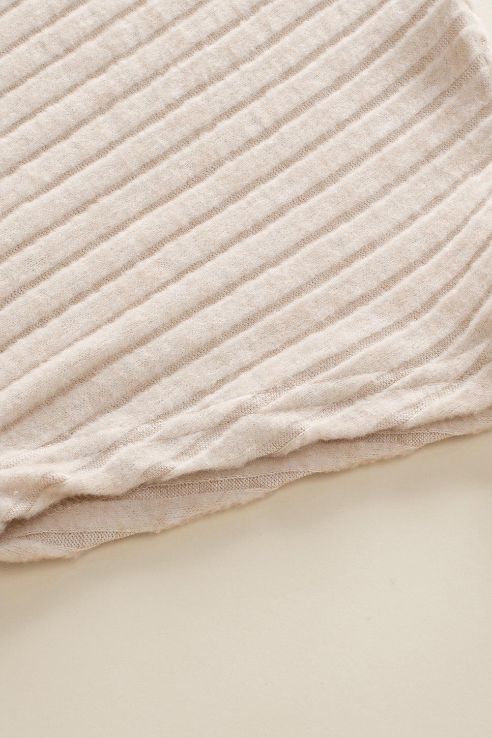 Grass Green Solid Color Ribbed Short Sleeve Wide Leg Jumpsuit - The Fair Lady Shop