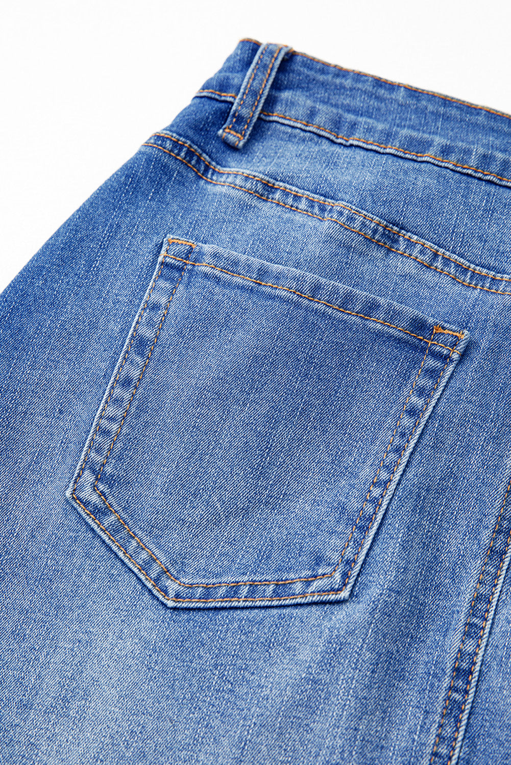 Ashleigh Blue Wrapped Crossed Waist Denim Mini Skirt - The Fair Lady Shop