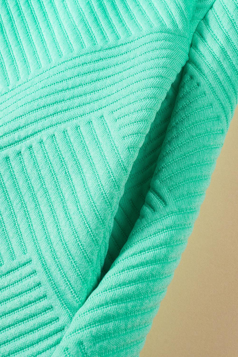 Sachet Pink Plain Textured Pocketed Mini Dress - The Fair Lady Shop