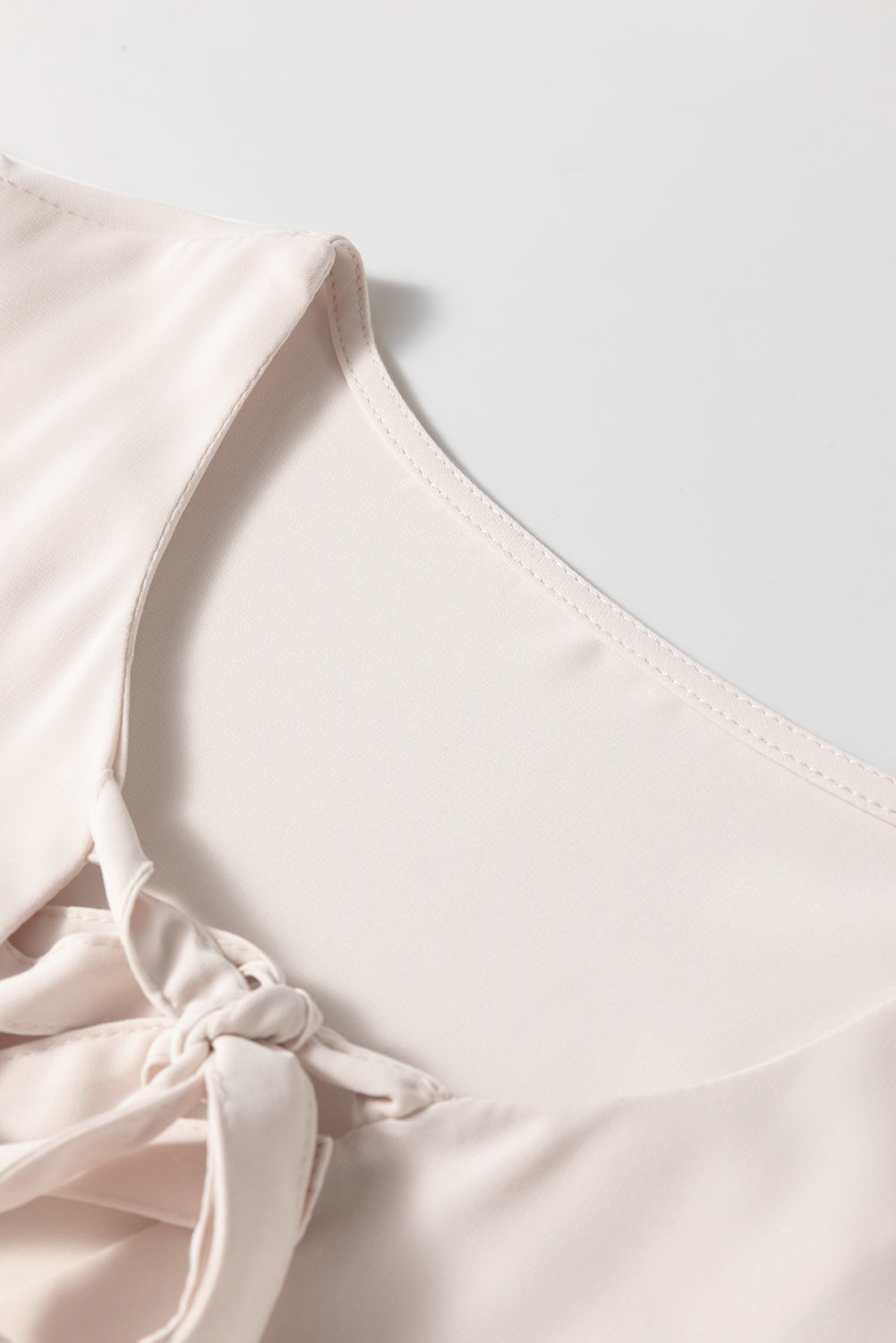 White Sweet Bowknot Puff Sleeve Peplum Blouse - The Fair Lady Shop