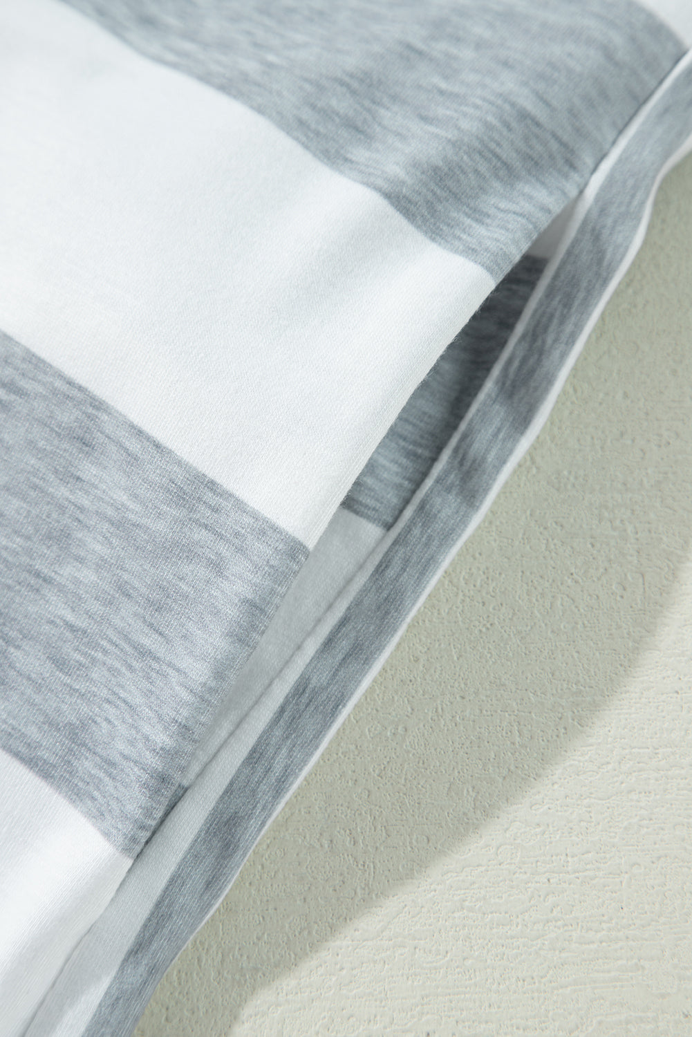 Gray Stripe Mixed Printed Short Sleeve Shift Mini T Shirt Dress - The Fair Lady Shop