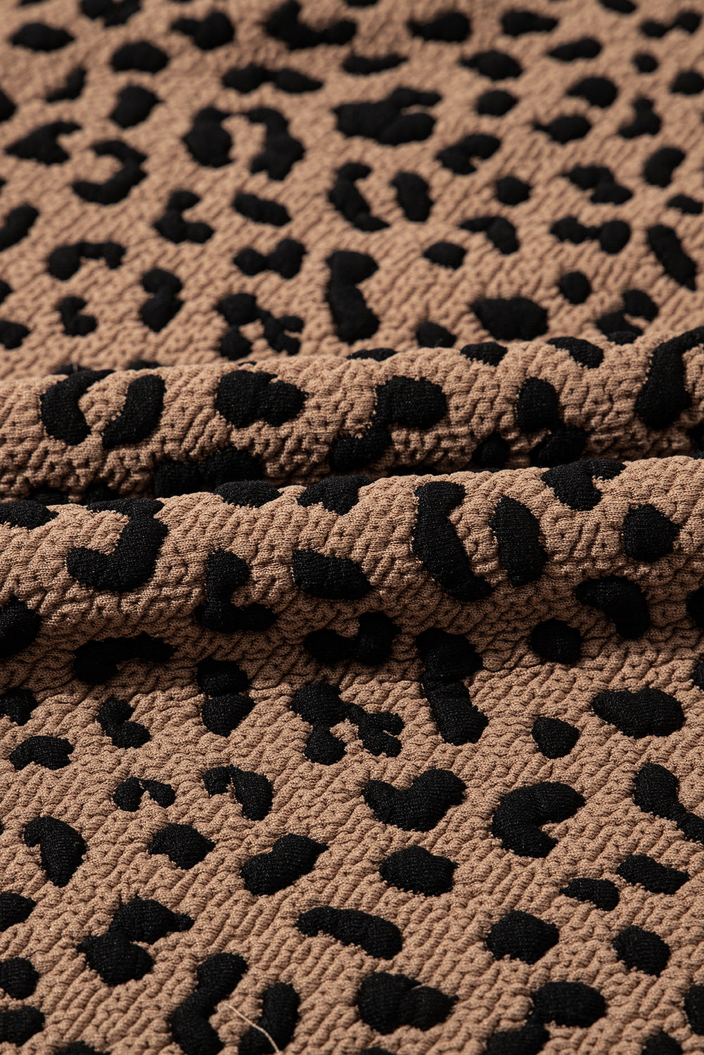 Khaki Leopard Print V Neck Sleeveless Collared Mini Dress - The Fair Lady Shop