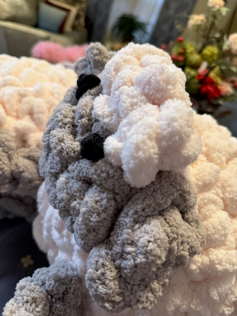 Snuggle Sheep Duo – Handcrafted Crochet Plushies by Rebeca - The Fair Lady Shop