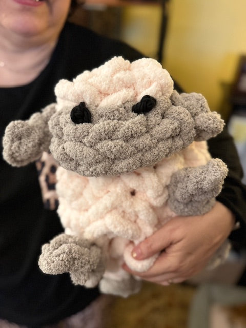Snuggle Sheep Duo – Handcrafted Crochet Plushies by Rebeca - The Fair Lady Shop