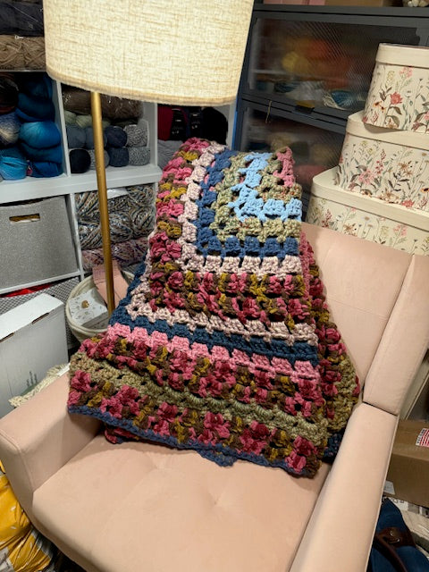 The Heritage Garden Blanket – Custom 6x6 Crochet Comfort by Rebeca - The Fair Lady Shop
