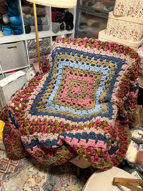 The Heritage Garden Blanket – Custom 6x6 Crochet Comfort by Rebeca - The Fair Lady Shop