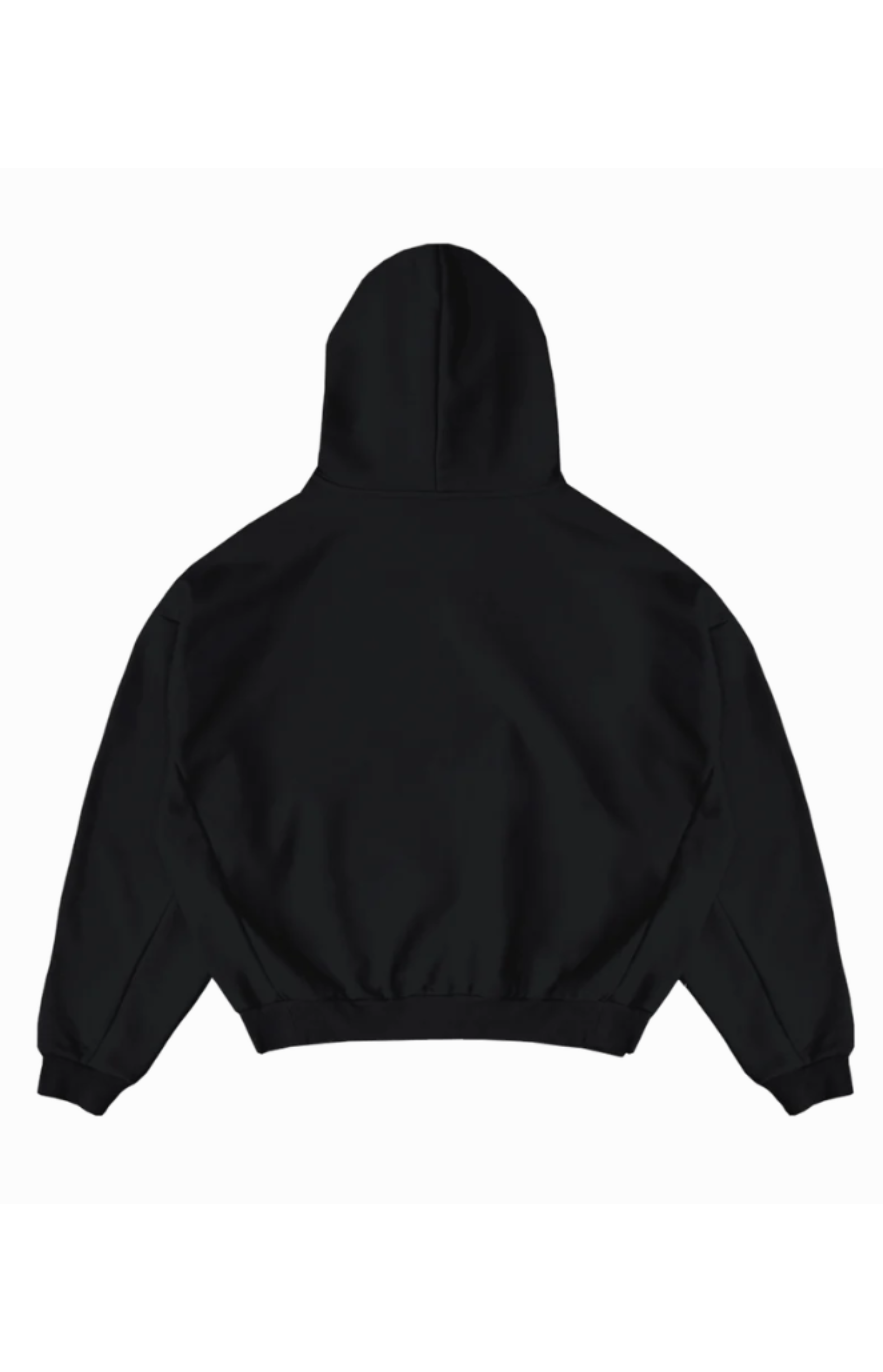 Luxury Italian Heavyweight Hoodie – 600GSM French Terry – Boxy Fit Streetwear Black