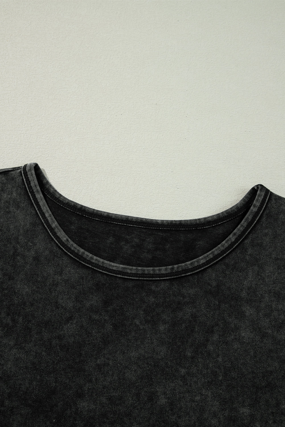 Black Vintage Stripe Sleeve Cotton T-shirt - The Fair Lady Shop