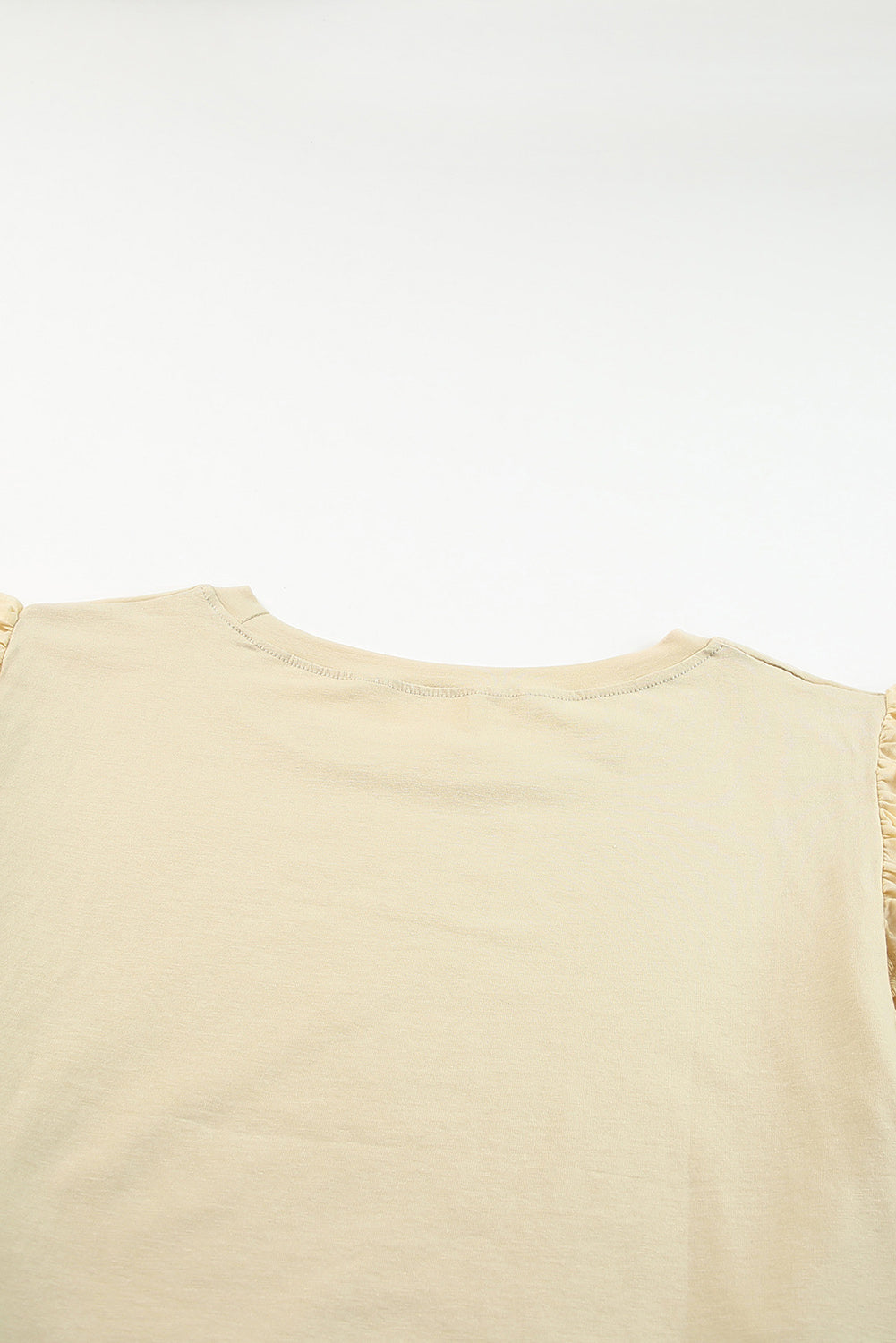 Apricot Plus Size Flutter Sleeve Top - The Fair Lady Shop
