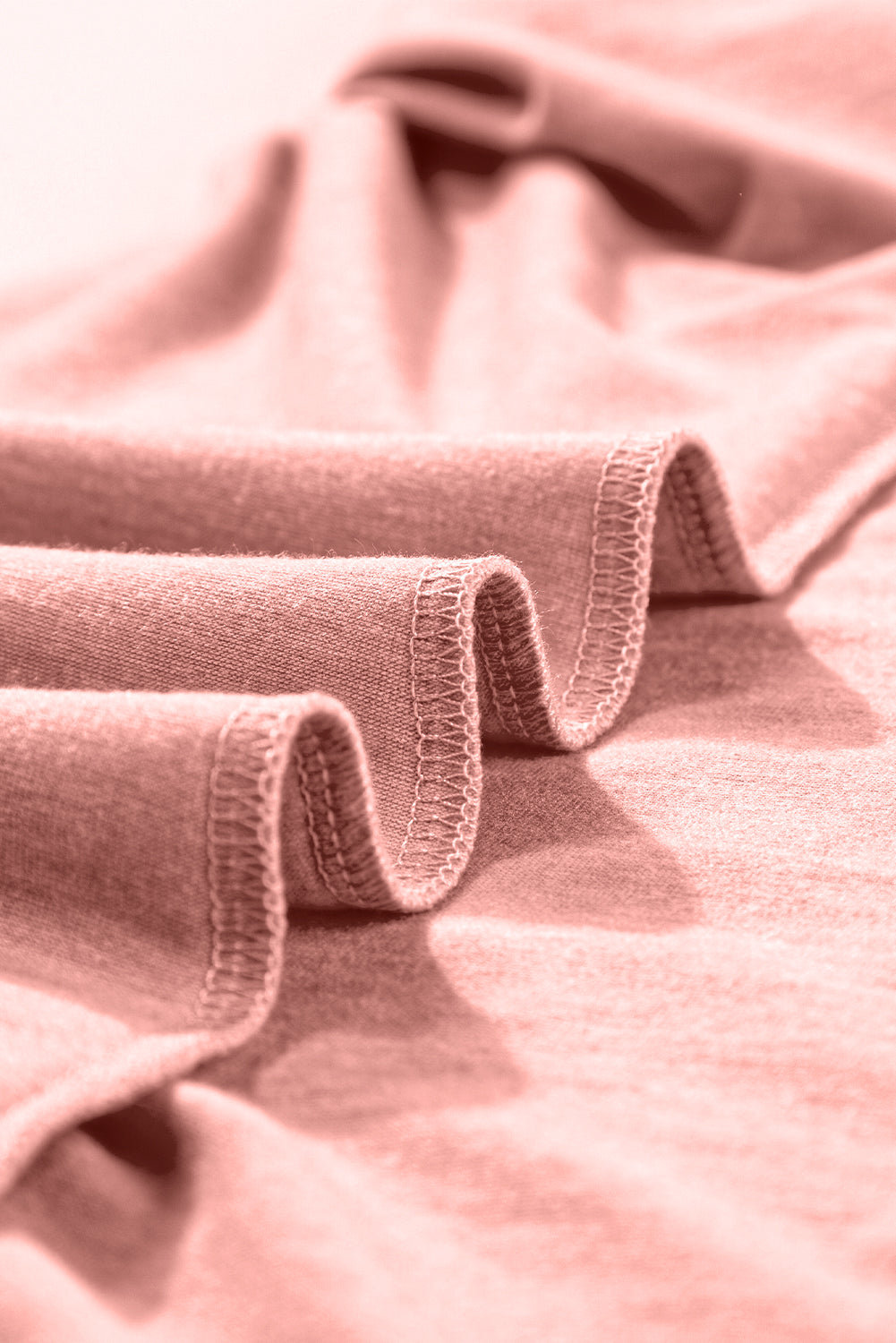 Rose Pink Center Seamed Roll Sleeve T-shirt Dress - The Fair Lady Shop