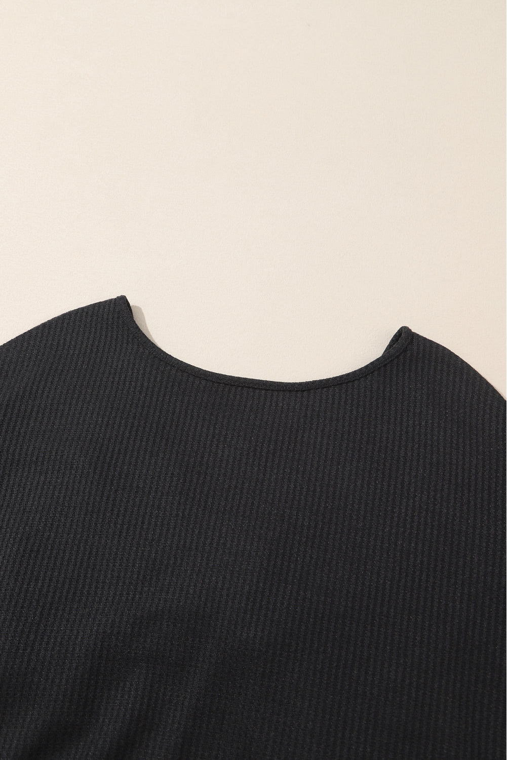 Black Cross Backless Sequin Bishop Sleeve Top - The Fair Lady Shop