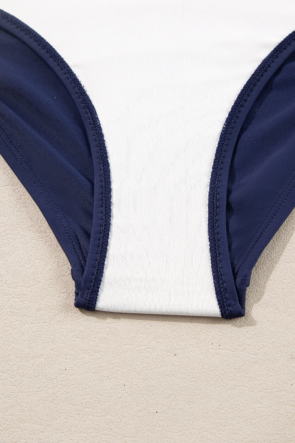 Blue Stripe Drawstring Tummy Control 2pcs Tankini Set - The Fair Lady Shop